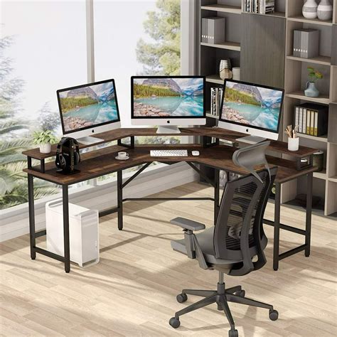 Modern Desks: Home Office, Computer, L